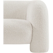 Meridian Furniture Emory Cream Boucle Fabric Chair