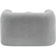 Meridian Furniture Emory Grey Boucle Fabric Chair