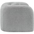 Meridian Furniture Emory Grey Boucle Fabric Chair