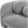 Meridian Furniture Emory Grey Boucle Fabric Chair