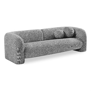 Meridian Furniture Emory Grey Boucle Fabric Sofa
