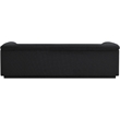 Meridian Furniture Cascade Black Boucle Fabric Sofa