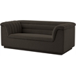 Meridian Furniture Cascade Brown Boucle Fabric Loveseat