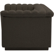 Meridian Furniture Cascade Brown Boucle Fabric Loveseat