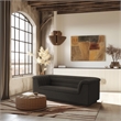Meridian Furniture Cascade Brown Boucle Fabric Loveseat