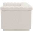 Meridian Furniture Cascade Cream Boucle Fabric Loveseat
