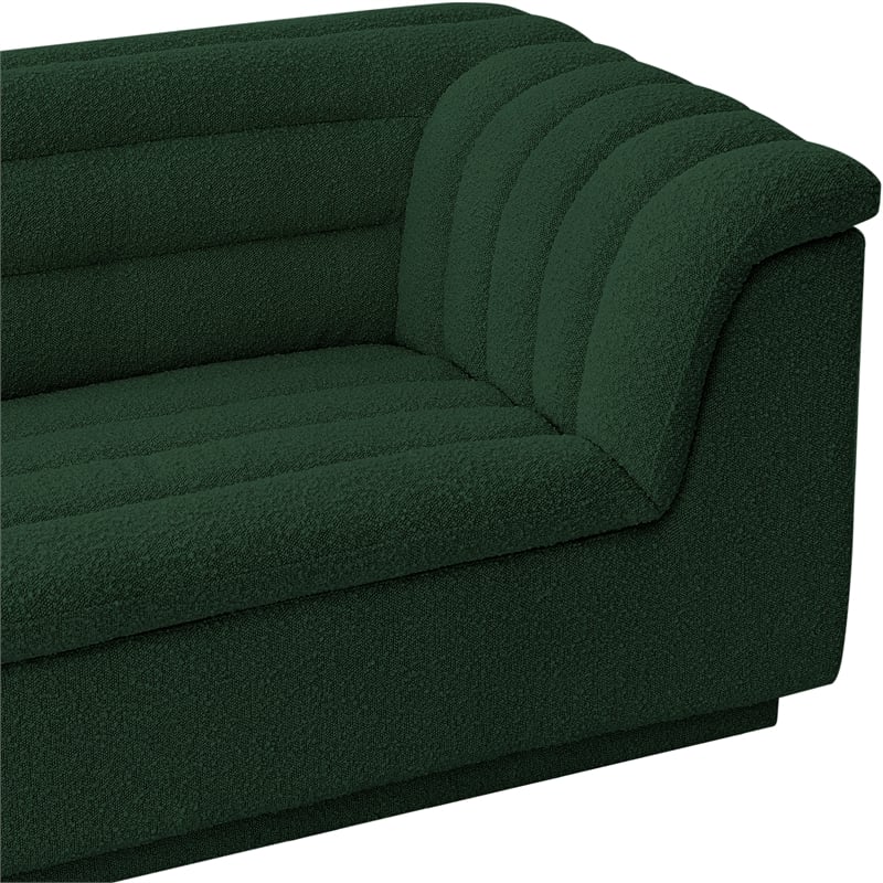 Meridian Furniture Cascade Green Boucle Fabric Chair