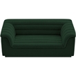 Meridian Furniture Cascade Green Boucle Fabric Loveseat