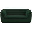 Meridian Furniture Cascade Green Boucle Fabric Loveseat