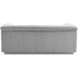 Meridian Furniture Cascade Grey Boucle Fabric Loveseat