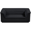 Meridian Furniture Cascade Black Velvet Fabric Loveseat