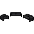 Meridian Furniture Stylus Black Boucle Fabric Chair