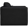 Meridian Furniture Stylus Black Boucle Fabric Chair