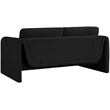 Meridian Furniture Stylus Black Boucle Fabric Loveseat