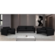 Meridian Furniture Stylus Black Boucle Fabric Loveseat
