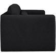 Meridian Furniture Stylus Black Boucle Fabric Sofa