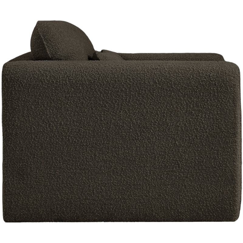 Meridian Furniture Stylus Brown Boucle Fabric Chair