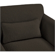 Meridian Furniture Stylus Brown Boucle Fabric Chair