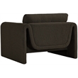Meridian Furniture Stylus Brown Boucle Fabric Chair