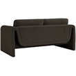 Meridian Furniture Stylus Brown Boucle Fabric Loveseat