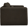 Meridian Furniture Stylus Brown Boucle Fabric Loveseat