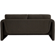 Meridian Furniture Stylus Brown Boucle Fabric Loveseat