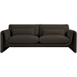 Meridian Furniture Stylus Brown Boucle Fabric Sofa