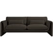 Meridian Furniture Stylus Brown Boucle Fabric Sofa