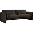 Meridian Furniture Stylus Brown Boucle Fabric Sofa