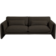 Meridian Furniture Stylus Brown Boucle Fabric Sofa