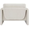 Meridian Furniture Stylus Cream Boucle Fabric Chair