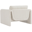 Meridian Furniture Stylus Cream Boucle Fabric Chair