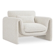Meridian Furniture Stylus Cream Boucle Fabric Chair