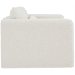 Meridian Furniture Stylus Cream Boucle Fabric Loveseat