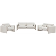 Meridian Furniture Stylus Cream Boucle Fabric Loveseat