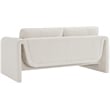 Meridian Furniture Stylus Cream Boucle Fabric Loveseat