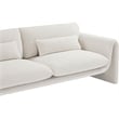 Meridian Furniture Stylus Cream Boucle Fabric Loveseat