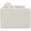 Meridian Furniture Stylus Cream Boucle Fabric Sofa