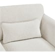 Meridian Furniture Stylus Cream Boucle Fabric Sofa