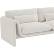 Meridian Furniture Stylus Cream Boucle Fabric Sofa