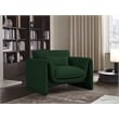 Meridian Furniture Stylus Green Boucle Fabric Chair