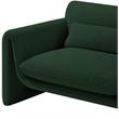 Meridian Furniture Stylus Green Boucle Fabric Chair