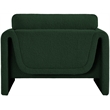 Meridian Furniture Stylus Green Boucle Fabric Chair