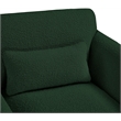 Meridian Furniture Stylus Green Boucle Fabric Chair