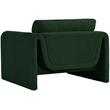 Meridian Furniture Stylus Green Boucle Fabric Chair
