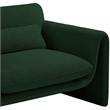 Meridian Furniture Stylus Green Boucle Fabric Chair