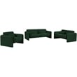 Meridian Furniture Stylus Green Boucle Fabric Chair