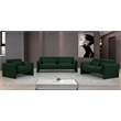 Meridian Furniture Stylus Green Boucle Fabric Loveseat