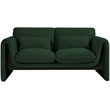 Meridian Furniture Stylus Green Boucle Fabric Loveseat