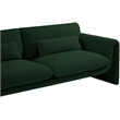 Meridian Furniture Stylus Green Boucle Fabric Loveseat